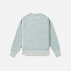 Everlane ReNew fleece raglan sweatshirt pale sage